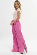 Blusa Hibisco Rosa Ballet - Imagem 5