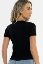 Blusa Pima Dália Preto - Imagem 2