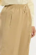 Calça Dália Marfim Acetinado - Imagem 3