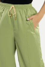 Calça Dália Pistache Acetinado - Imagem 3