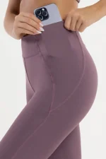 Legging Hibisco Rosa Satin - Imagem 3