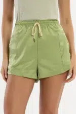 Shorts Dália Pistache Acetinado