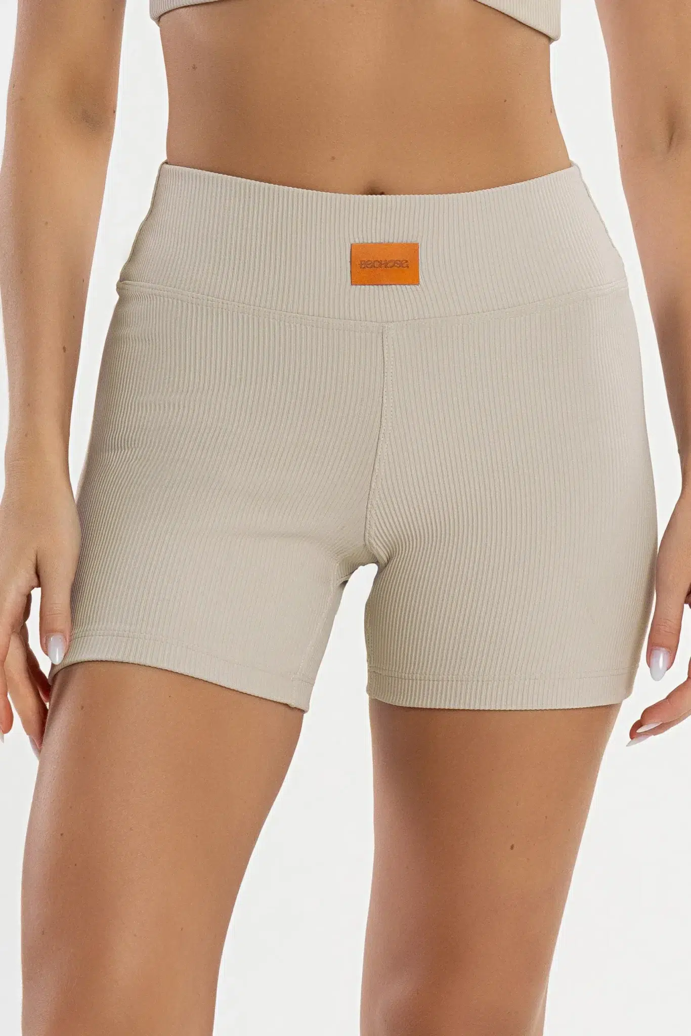 BECHOSE-shorts-perpetua-krafit-canelado-020105-1 Shorts Perpétua Kraft Canelado - Imagem 1