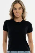 Blusa Pima Dália Preto