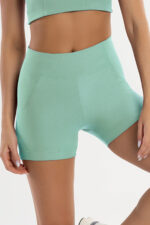 Shorts Hibisco Verde Jade / Azul Marinho - Imagem 4