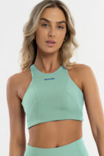 Top Hibísco Verde Jade / Azul Marinho - Imagem 4