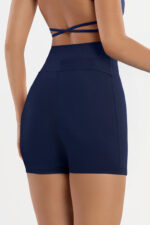 Shorts Peônia Azul Marinho / Rosa Sorvete - Imagem 2