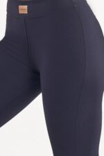 Legging Peônia Preto Canelado - Imagem 2