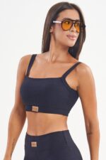 Top Iris Preto Canelado - Imagem 4