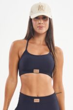 Top Tulipa Preto Canelado