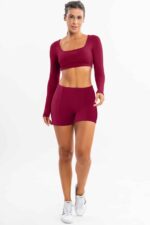 Shorts Jasmim Bordô - Imagem 4