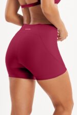 Shorts Hibisco Bordô - Imagem 2