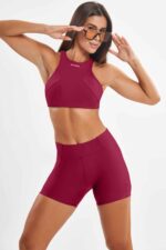 Shorts Hibisco Bordô - Imagem 4