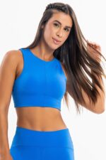 Top Hortênsia Azul Santorini