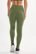 Legging Peônia Verde Croco Canelado - Imagem 2