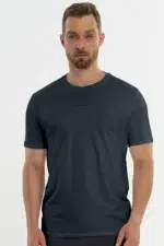 Camiseta Pima Carvalho Chumbo