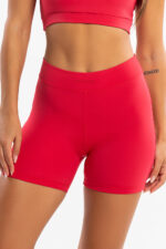 Shorts Peônia Vermelho Lichia