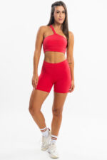 Shorts Peônia Vermelho Lichia - Imagem 5