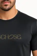 Camiseta Masculina Bchose Preto - Imagem 3