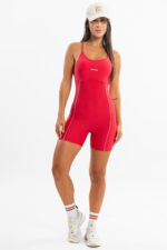 Macaquinho Jasmim Vermelho Lichia / Branco - Imagem 5