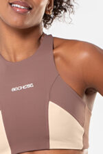 Top Hibisco Castanho / Cream - Imagem 2