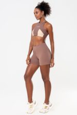 Shorts Hibisco Castanho - Imagem 5