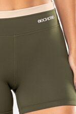 Shorts Amarílis Verde Exército / Cream - Imagem 3