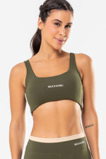 Top Amarilis Verde Exército / Cream