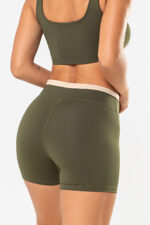 Shorts Amarílis Verde Exército / Cream - Imagem 2