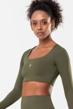 Cropped Lótus Verde Exército - Imagem 4