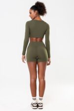 Shorts Lótus Verde Exército - Imagem 6