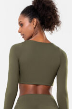 Cropped Lótus Verde Exército - Imagem 2