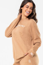 Conjunto Blusão E Calça Serena Caramelo - Imagem 5