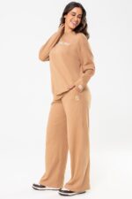 Conjunto Blusão E Calça Serena Caramelo - Imagem 4