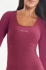 Macaquinho Lótus Cranberry Canelado - Imagem 3