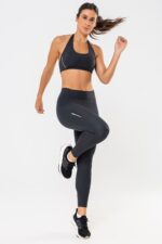 Legging Hibisco Preto Fly - Imagem 6