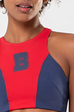 Top Hibisco Vermelho / Azul College - Imagem 3