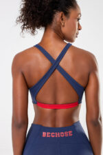 Top Hibisco Vermelho / Azul College - Imagem 2