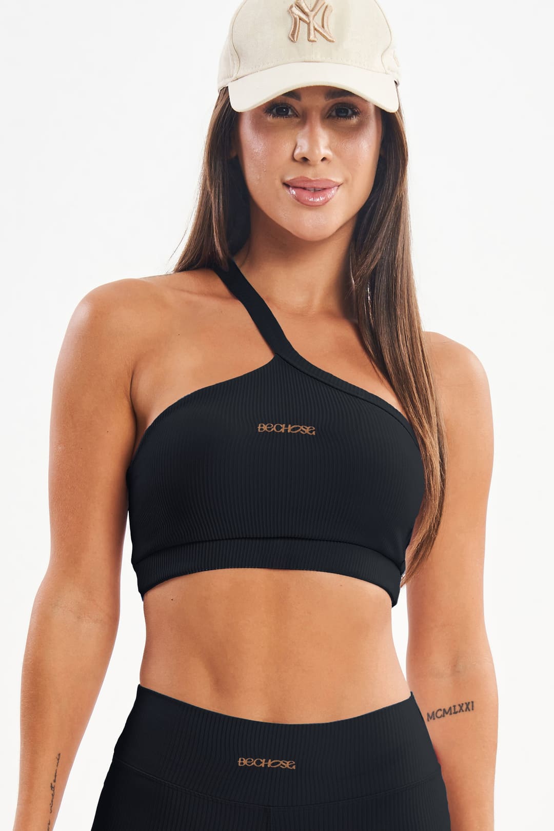 Top peonia preto canelado 1 Top Peônia Preto Canelado - Imagem 1