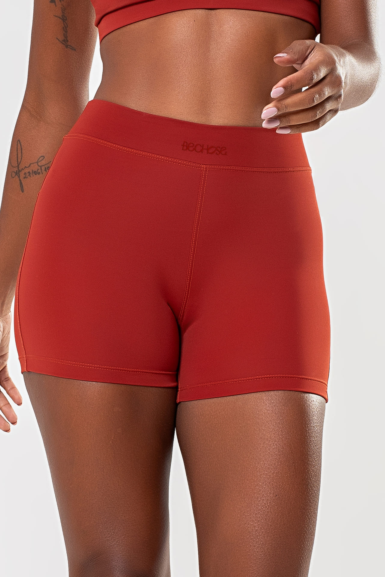 BECHOSE90636-shorts-1 Shorts Peonia Terra - Imagem 1