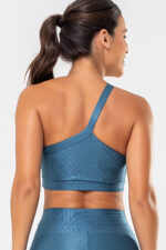 Top Peonia Azul Jeans Glow - Imagem 4