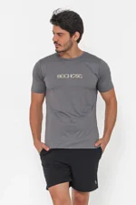 Camiseta Dry Bchose Chumbo / Bege