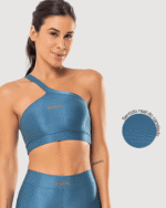 Top Peonia Azul Jeans Glow