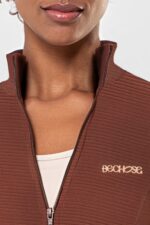 Jaqueta Cravo Marrom Pantone Canelado - Imagem 3