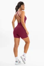 Macaquinho Dália Cranberry Canelado - Imagem 6