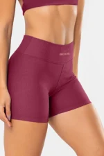 Shorts Perpétua Cranberry Canelado - Imagem 4
