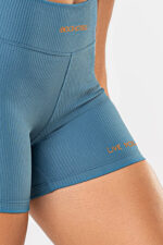 Shorts Perpetua Azul Jeans Canelado - Imagem 3