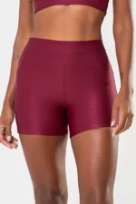 Shorts Lótus Bordô Glow