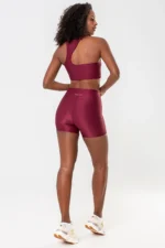 Shorts Lótus Bordô Glow - Imagem 6