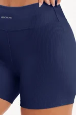 Shorts Perpétua Azul Marinho Canelado - Imagem 3